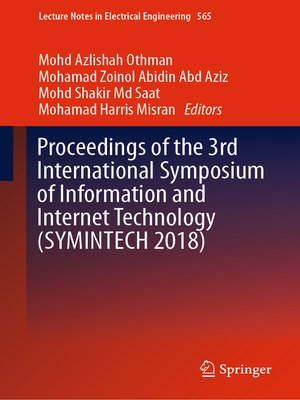 cover image of Proceedings of the 3rd International Symposium of Information and Internet Technology (SYMINTECH 2018)